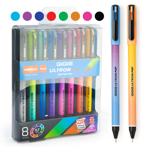 GiGiS ULTRON POP | 0.7 MM | BALL PENS | MATTE FOILED |