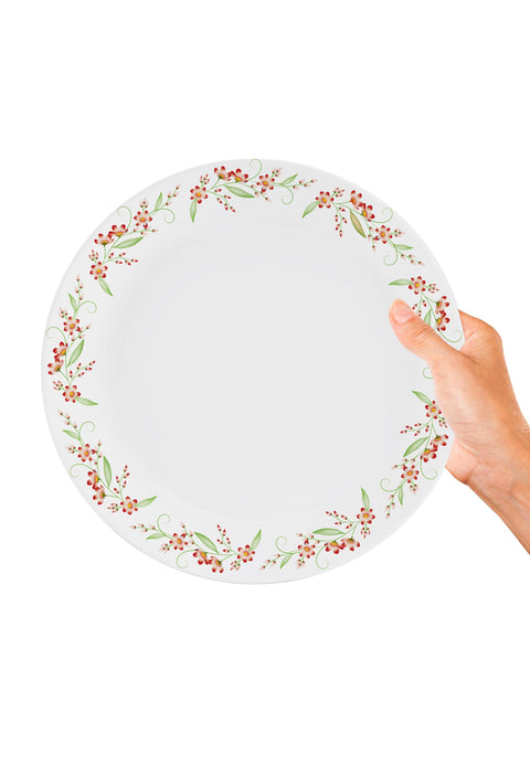 RED CREEPER| 11" | ZARAH | OPALWARE | TABLEWARE