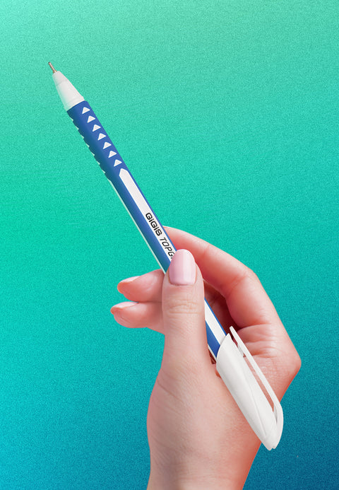 GiGiS WHITEBODY TOPGRIP | 50PCS | 1.0 MM | BALL PENS |