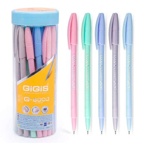 GiGiS G-6000 | 50PCS | 0.7 MM | BALL PENS |