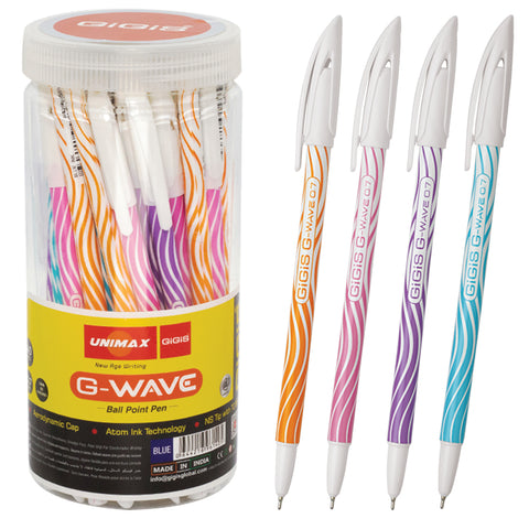 GiGiS G-WAVE | 50PCS | 0.7 MM | BALL PENS |