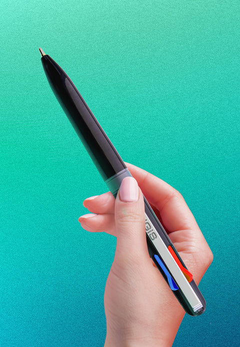 GiGiS G-Q 4COLOUR PEN | BLACK BODY | 0.7 MM | BALL PENS |
