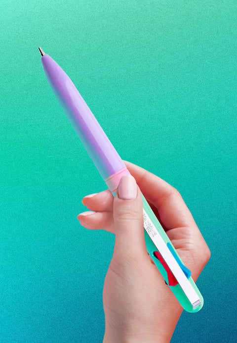 GiGiS G-Q 4COLOUR PEN | PINK BODY | 0.7 MM | BALL PENS |