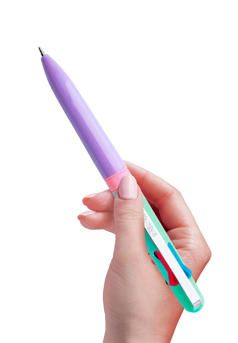 GiGiS G-Q 4COLOUR PEN | PINK BODY | 0.7 MM | BALL PENS |