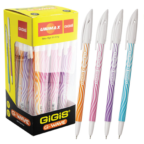 GiGiS G-WAVE | 50PCS | 0.7 MM | BALL PENS |
