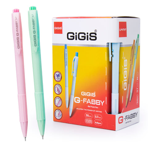 GiGiS G-FABBY | 0.7 MM | BALL PENS | RETRACTABLE |