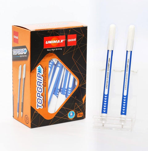 GiGiS WHITEBODY TOPGRIP | 50PCS | 1.0 MM | BALL PENS |