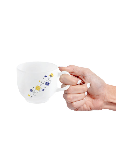 BLOOMING DAISY | 220ML | CUP & SAUCER | OPALWARE | DRINK-WARE