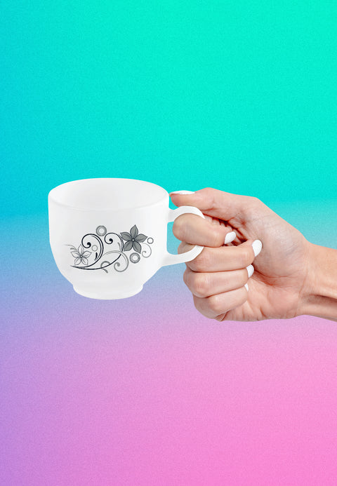CAMBER BLACK | 220ML | CUP & SAUCER | OPALWARE | DRINK-WARE