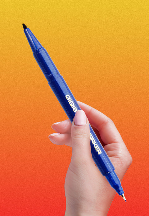 GiGiS DUAL PERMANENT MARKER | 0.5+1.2 MM | STATIONERY |