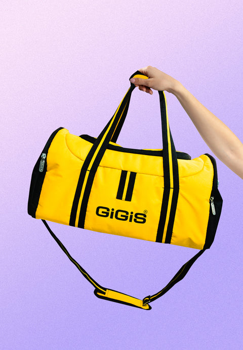 GiGiS G-DUFFLE BAG| BLACK YELLOW | ACCESSORIES |