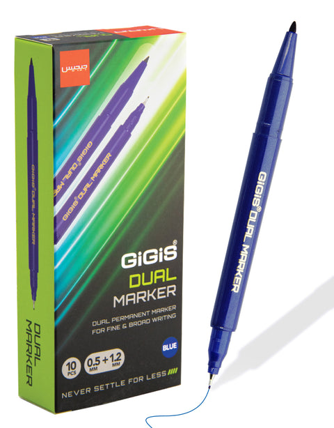 GiGiS DUAL PERMANENT MARKER | 0.5+1.2 MM | STATIONERY |