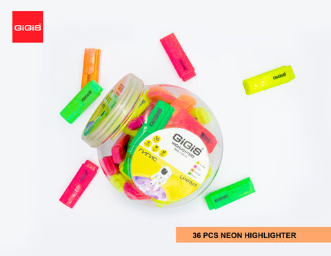 GiGiS NEON HIGHLIGHTERS | STATIONERY | ASSORTED |