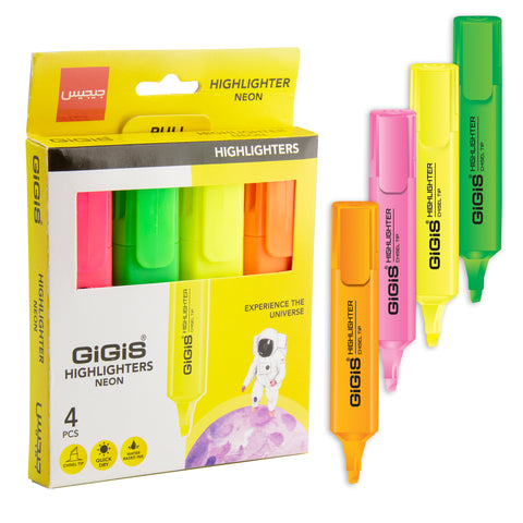 GiGiS NEON HIGHLIGHTERS | STATIONERY | ASSORTED |