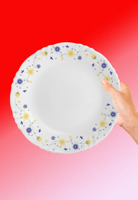 BLOOMING DAIZY| 11" | IMPERIAL | OPALWARE | TABLEWARE