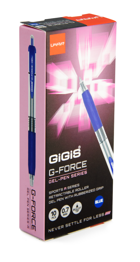 GiGiS G-FORCE | 0.7 MM | BULLET TIP | GEL-PEN | RETRACTABLE |