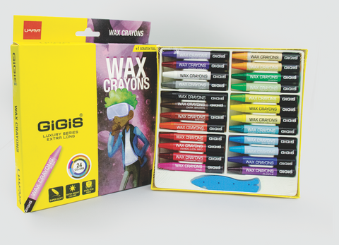GiGiS WAX CRAYON | STATIONERY | ASSORTED |