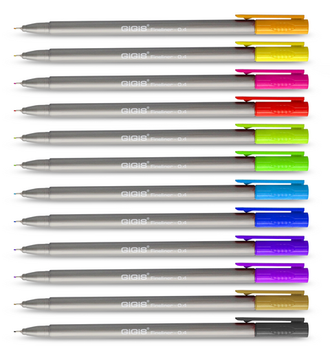 GiGiS FINELINER 0.4MM | STATIONERY | ASSORTED |