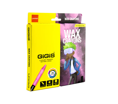 GiGiS WAX CRAYON | STATIONERY | ASSORTED |