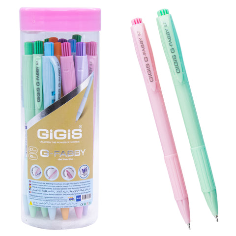 GiGiS G-FABBY | 0.7 MM | BALL PENS | RETRACTABLE |
