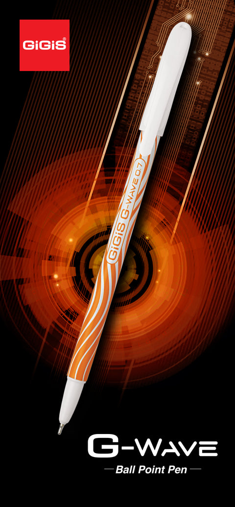 GiGiS G-WAVE | 50PCS | 0.7 MM | BALL PENS |